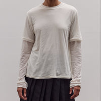 Double Normal Tee, Off-White