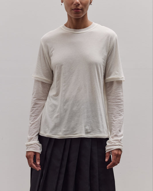 Double Normal Tee, Off-White