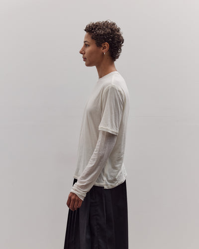 Double Normal Tee, Off-White