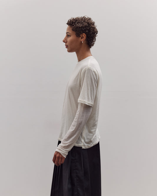 Double Normal Tee, Off-White