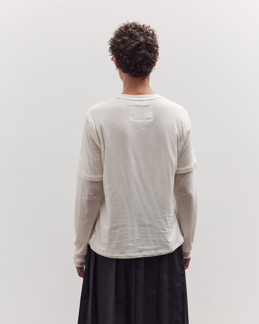 Double Normal Tee, Off-White