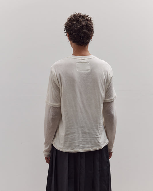 Double Normal Tee, Off-White