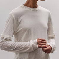 Double Normal Tee, Off-White