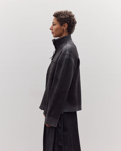 Zip-Up Knit, Painted Grey