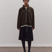 Fleece Anorak, Green