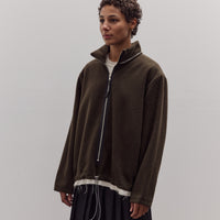 Fleece Anorak, Green