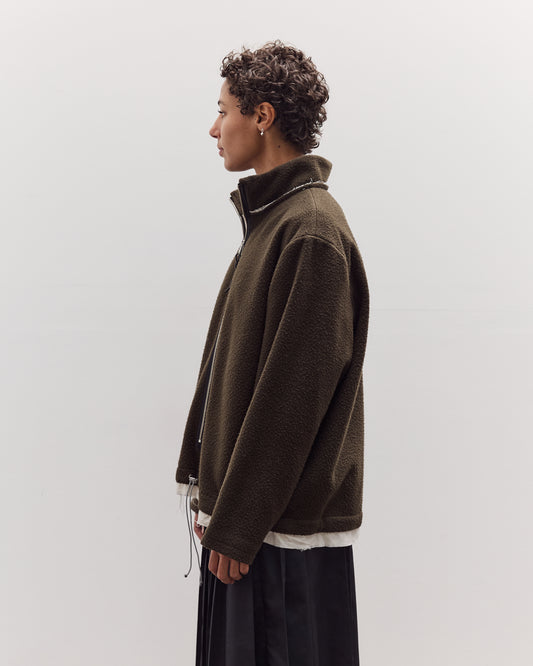 Fleece Anorak, Green