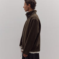Fleece Anorak, Green