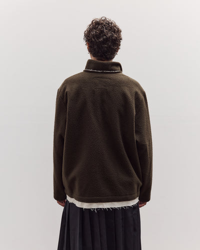 Fleece Anorak, Green