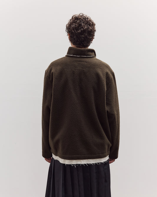 Fleece Anorak, Green