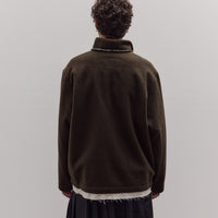 Fleece Anorak, Green