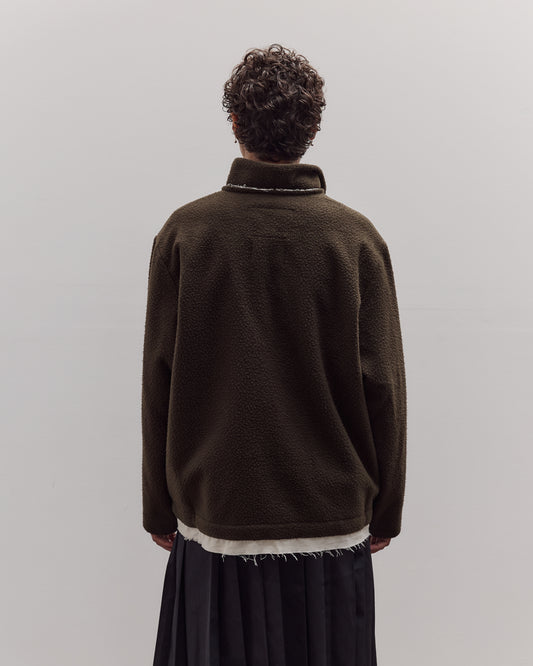 Fleece Anorak, Green
