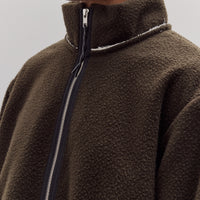 Fleece Anorak, Green