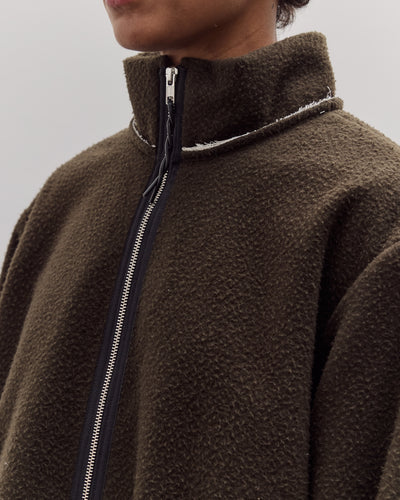 Fleece Anorak, Green