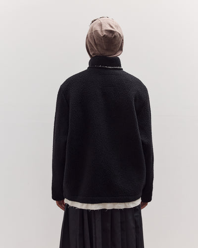 Fleece Anorak, Black