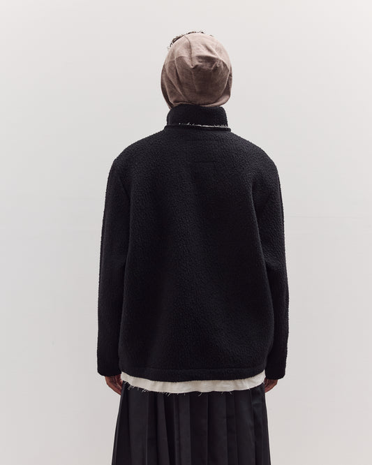 Fleece Anorak, Black