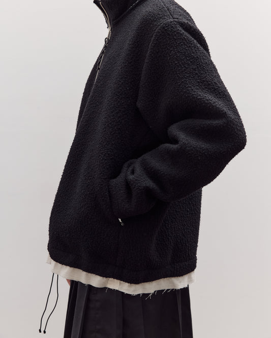 Fleece Anorak, Black