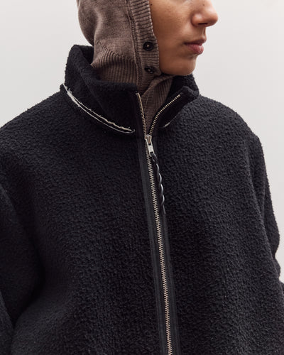 Fleece Anorak, Black