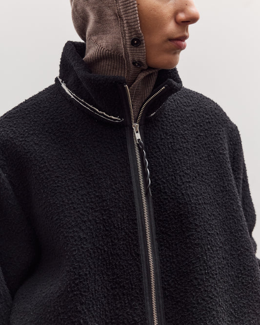 Fleece Anorak, Black