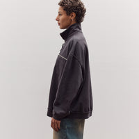 Half Zip Sweat, Dark Grey