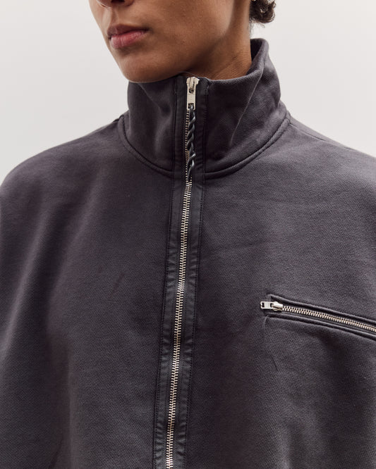 Half Zip Sweat, Dark Grey