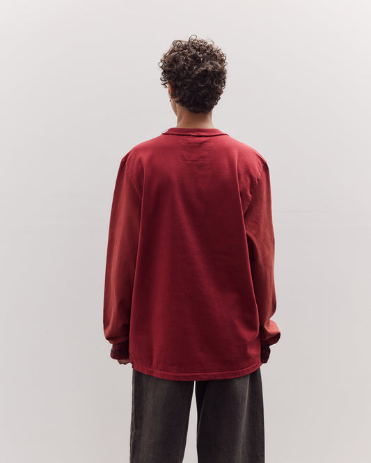 Painted Big Tee LS, Red