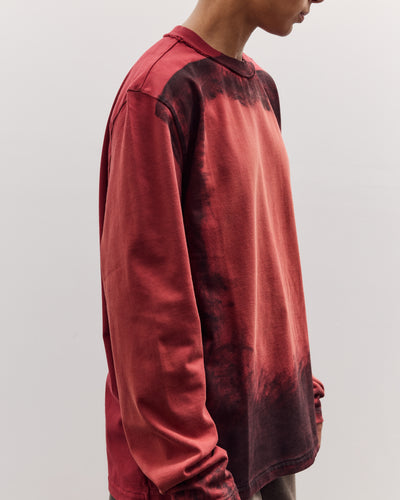Painted Big Tee LS, Red