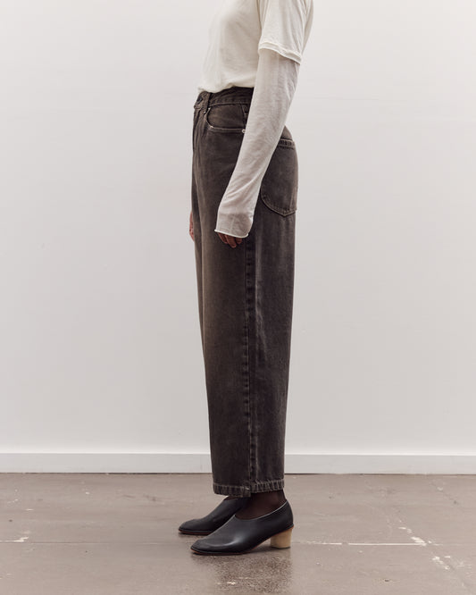 Wide Jeans, Faded Brown