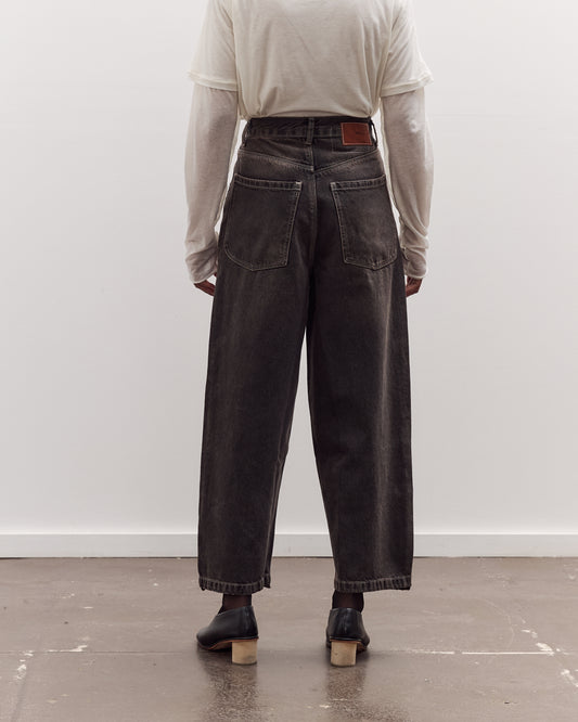 Wide Jeans, Faded Brown