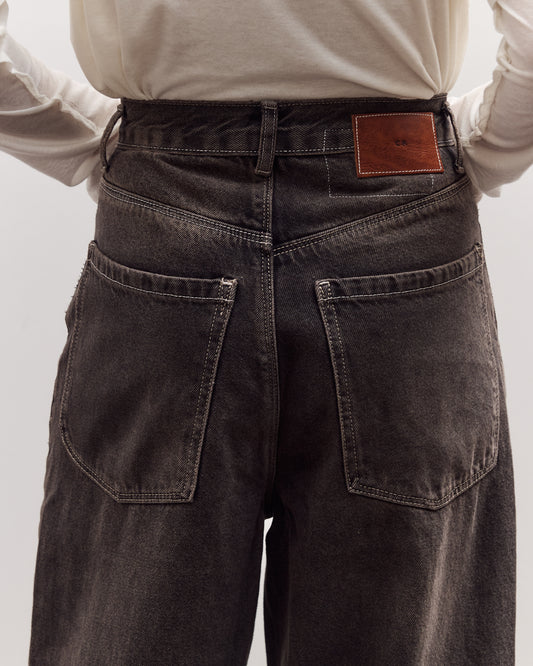 Wide Jeans, Faded Brown