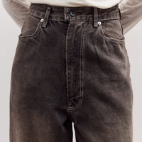 Wide Jeans, Faded Brown