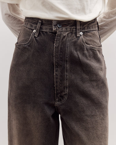 Wide Jeans, Faded Brown