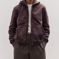 Zip Hoodie, Vintage Brown