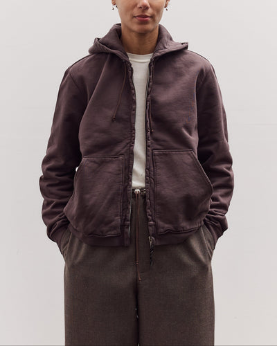 Zip Hoodie, Vintage Brown