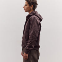 Zip Hoodie, Vintage Brown