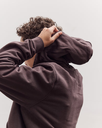 Zip Hoodie, Vintage Brown