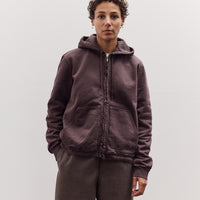 Zip Hoodie, Vintage Brown