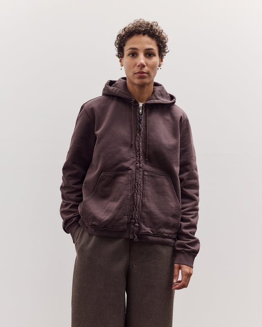 Zip Hoodie, Vintage Brown