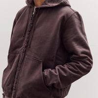 Zip Hoodie, Vintage Brown