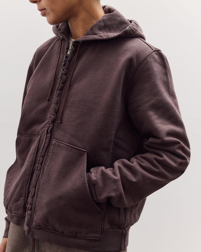 Zip Hoodie, Vintage Brown