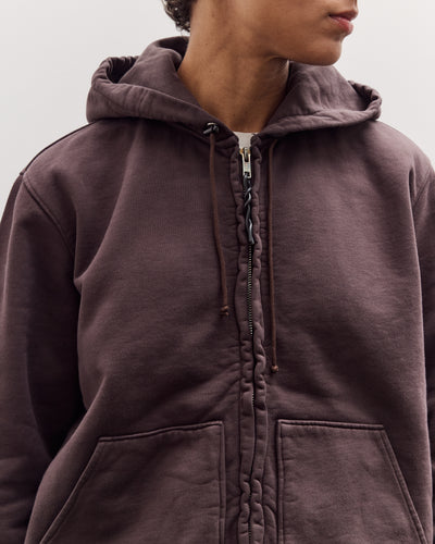 Zip Hoodie, Vintage Brown