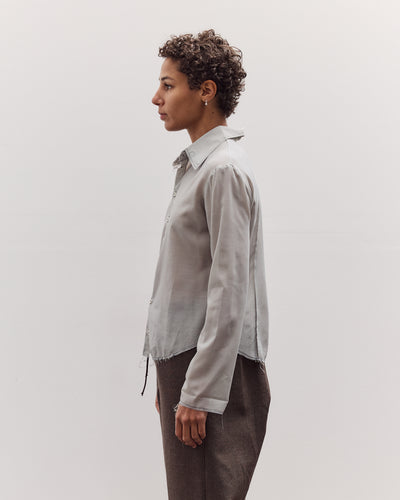 Fitted Shirt, Light Grey