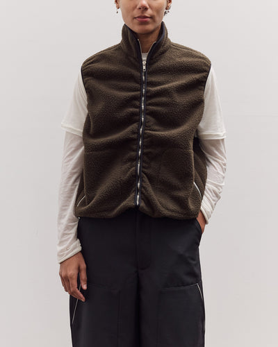 Fleece Vest, Green