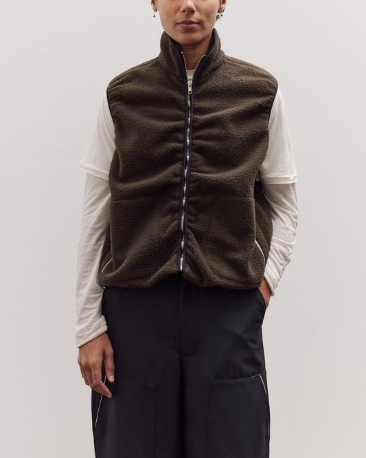 Fleece Vest, Green