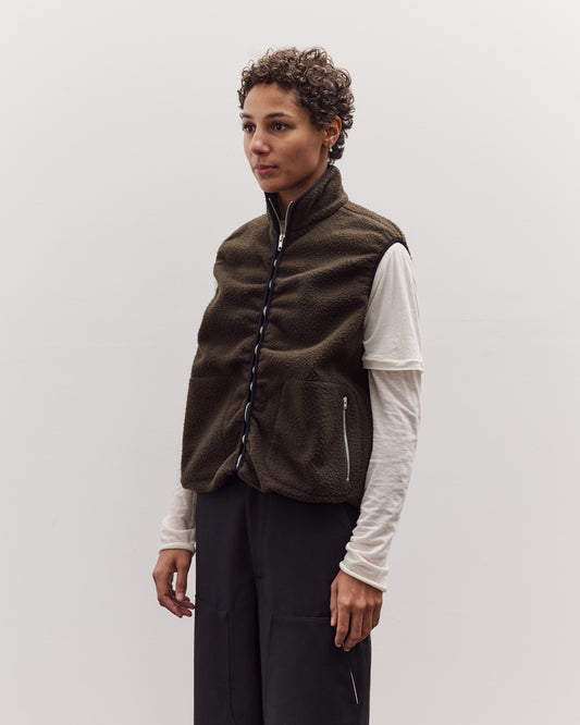 Fleece Vest, Green