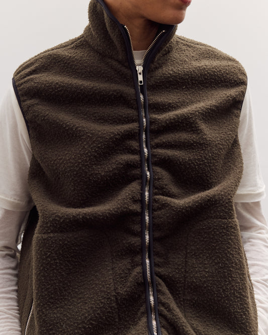 Fleece Vest, Green