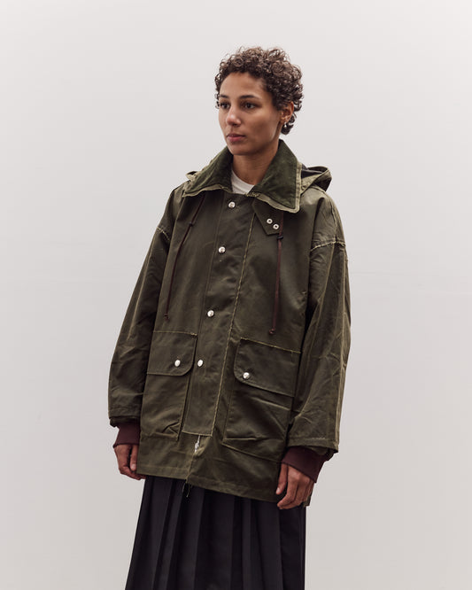 Waxed Outdoor Jacket, Green