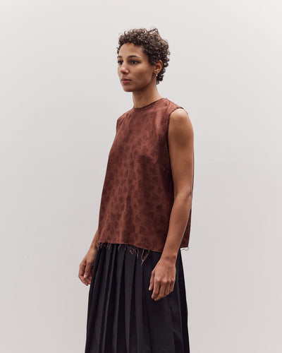 Normal Top, Brown Flowers