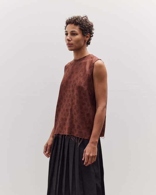 Normal Top, Brown Flowers