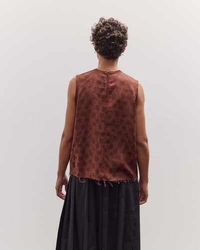 Normal Top, Brown Flowers